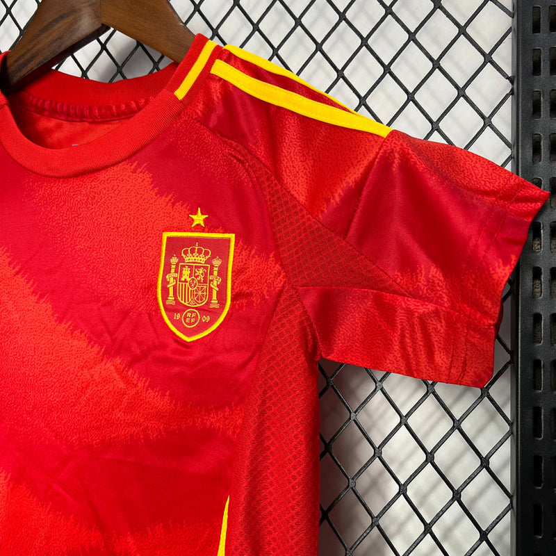 Conjunto Infantil Espanha Home 2024/25