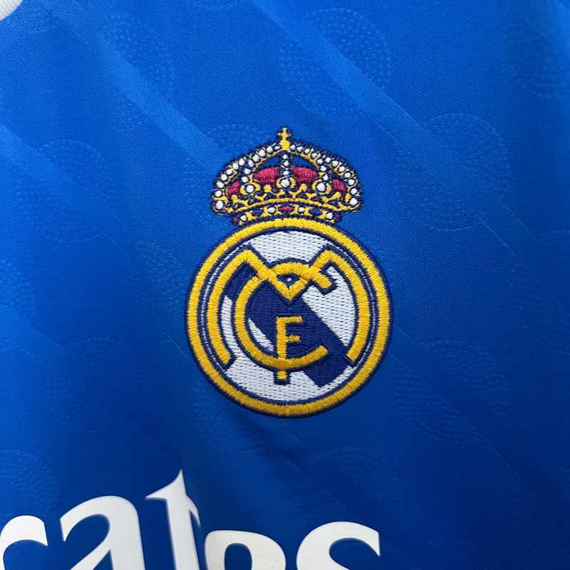 Camisola Real Madrid azul terceira 2025/26