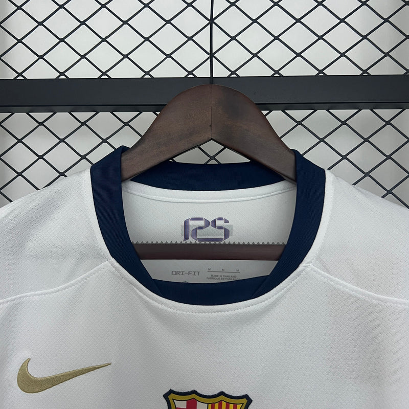 Camisola Barcelona away branca 2025/26