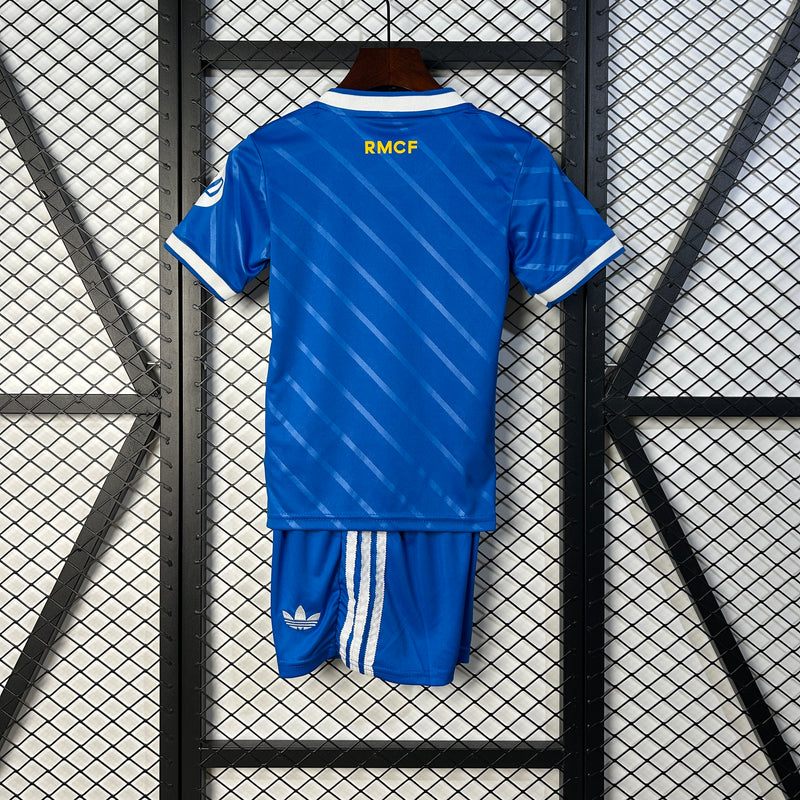 Conjunto Infantil Real Madrid terceiro 2025/26