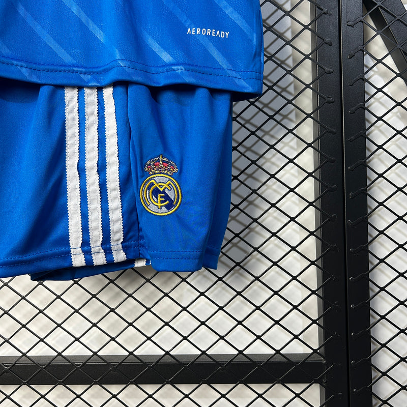 Conjunto Infantil Real Madrid terceiro 2025/26