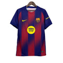 Camisola Barcelona home azul e vermelho 2025/26